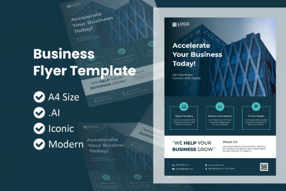 Business Metro Brochure Template for Professional Growth