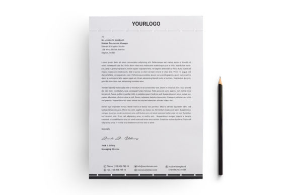 Creative Letterhead Design Print Ready