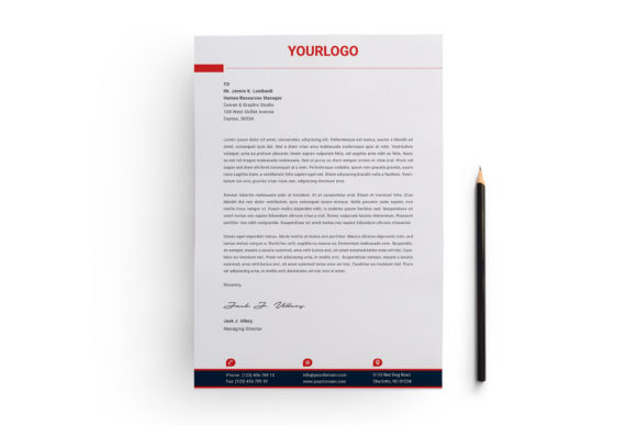 Creative Letterhead Design Vector for Modern Business Communication