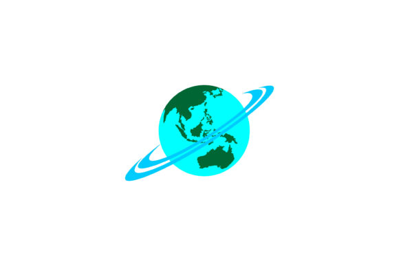 Earth Planet with Ring Vector Design – A Creative Tool for Everyone
