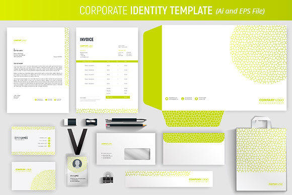 Leaf Theme Corporate Stationary: A Professional and Customizable Branding Solution