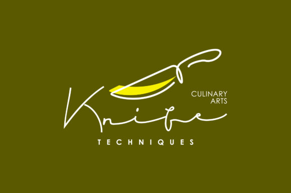 Logo Ideas Knife Cutting Skills Chef – A Versatile Graphic for Culinary Brands