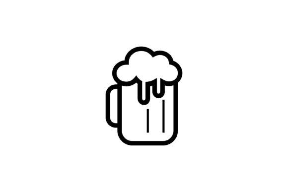 Understanding the Beer Drink Glass Icon Logo Vector Design